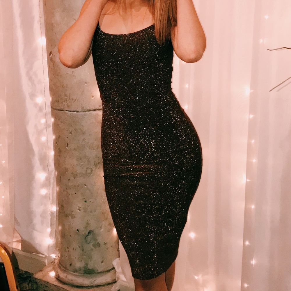 Shimmery Gold Dress